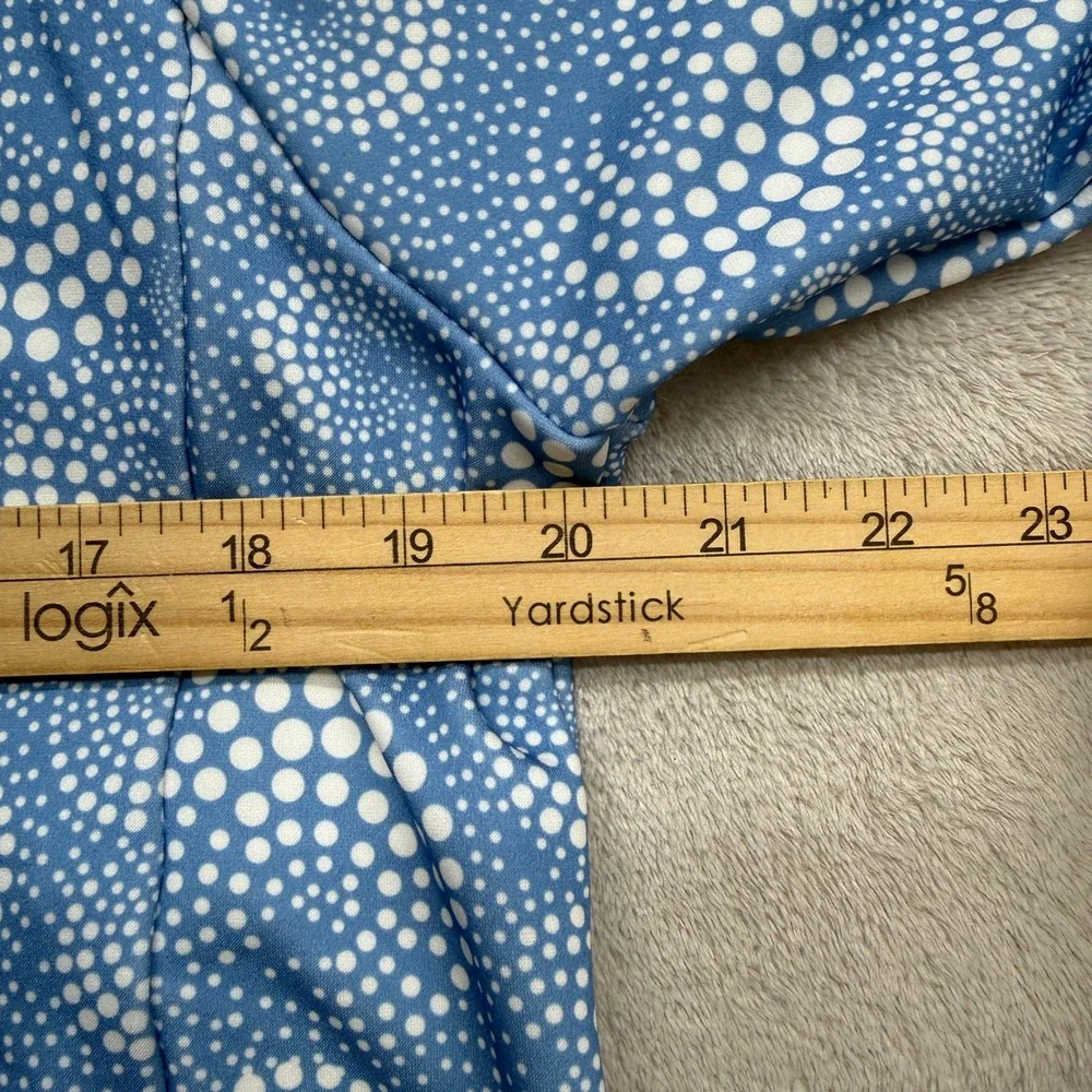 The North Face Full Zip Hoodie Girls XL‎ Blue Polka Dot Swirl Softshell Jacket